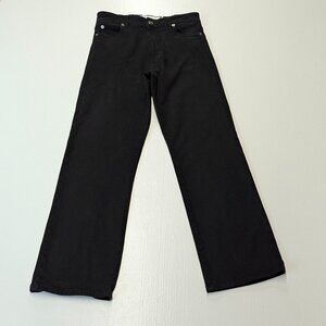 IRO Experience Size 26 Black Wash Cropped Jeans